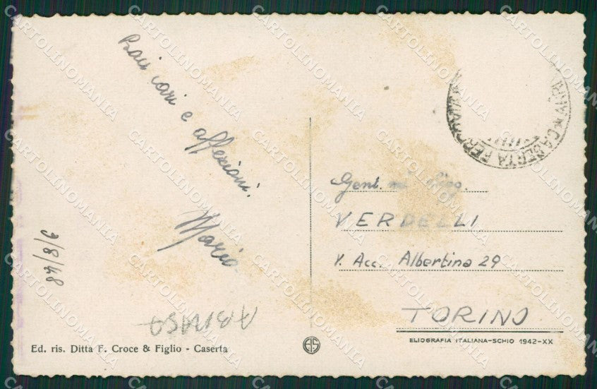 Caserta Città Saluti da ABRASA cartolina ZKM9977 – retro