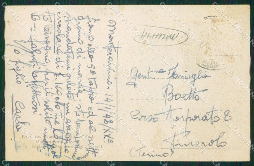 Salerno Montecorvino Rovella MACCHIA cartolina ZKM9989 – retro