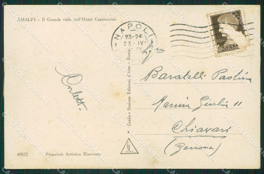 Salerno Amalfi MACCHIA Foto cartolina ZKM9998 – retro