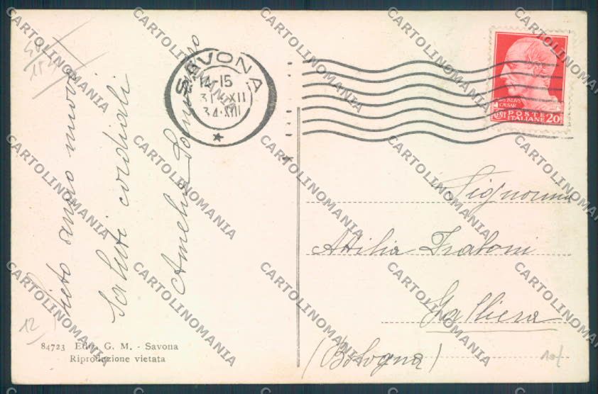 Savona Città cartolina ZQ0006 – retro