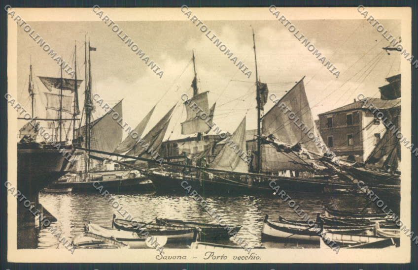 Savona Città Veliero Barca cartolina ZQ0012 – fronte