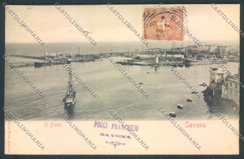 Savona Città Veliero cartolina ZQ0039 – fronte