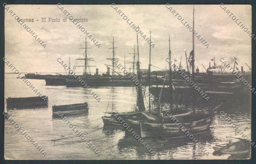 Savona Città Veliero Barca cartolina ZQ0040 – fronte