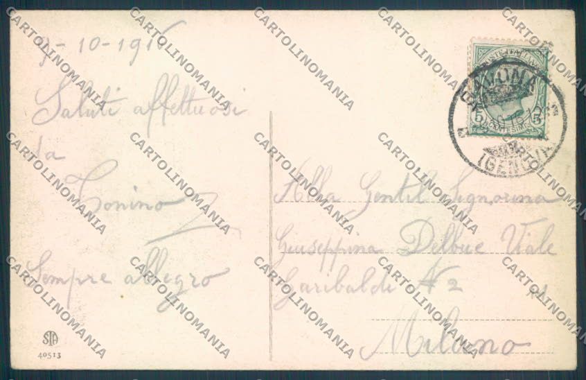 Savona Città Veliero Barca cartolina ZQ0040 – retro