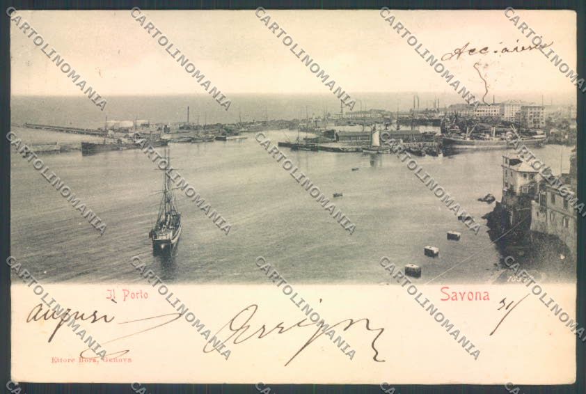 Savona Città Veliero cartolina ZQ0042 – fronte