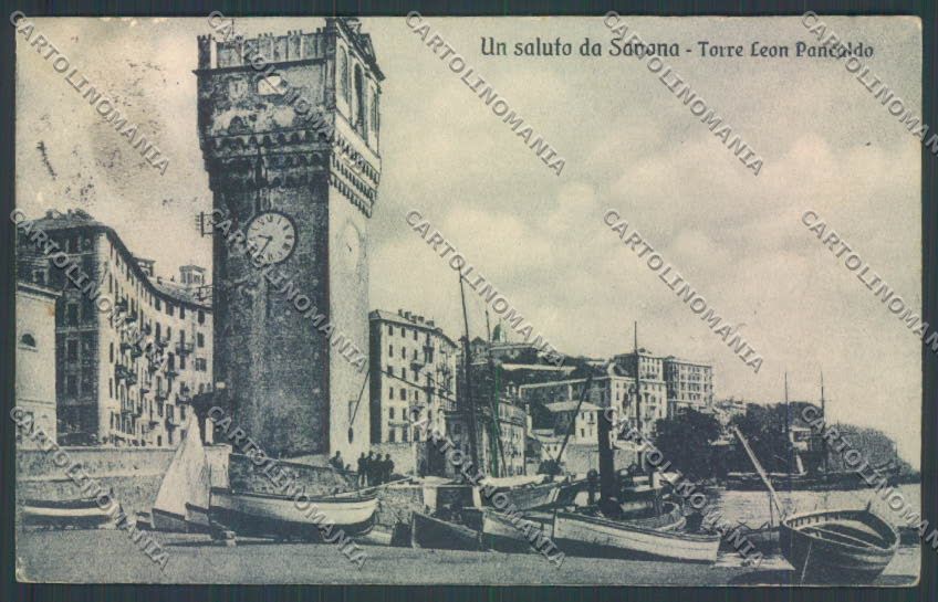 Savona Città Barca cartolina ZQ0048 – fronte