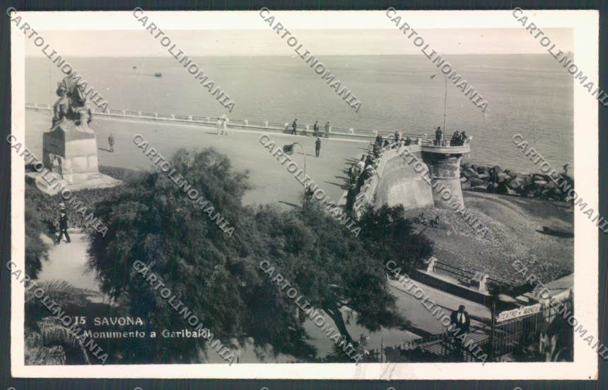 Savona Città Garibaldi Foto cartolina ZQ0052 – fronte