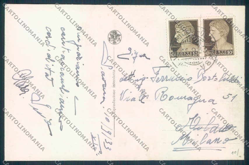 Savona Città Campana Foto cartolina ZQ0054 – retro