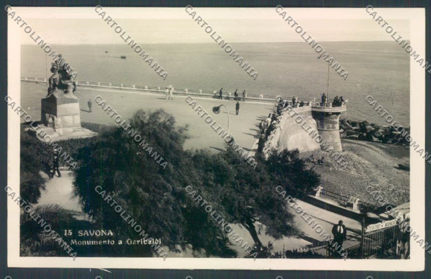 Savona Città Garibaldi Foto cartolina ZQ0061 – fronte