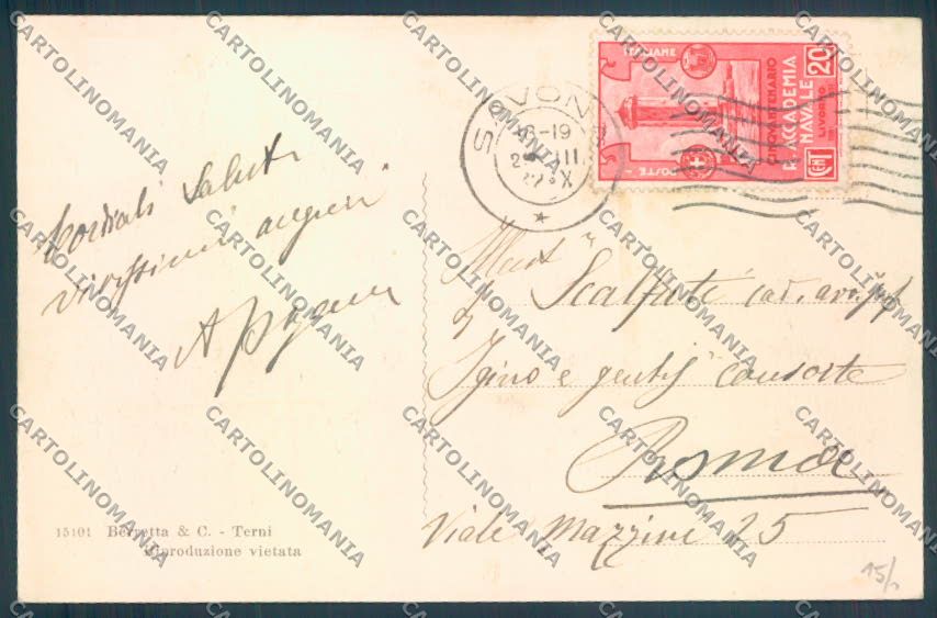 Savona Città cartolina ZQ0072 – retro