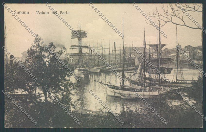 Savona Città Veliero cartolina ZQ0076 – fronte
