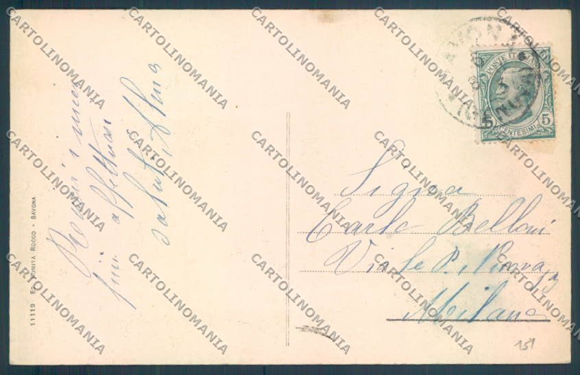 Savona Città Veliero cartolina ZQ0076 – retro