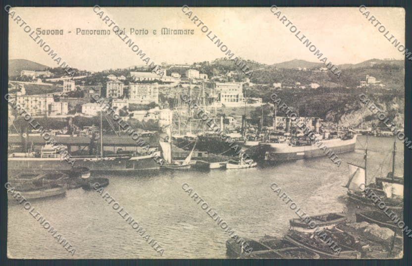 Savona Città Nave Veliero cartolina ZQ0088 – fronte