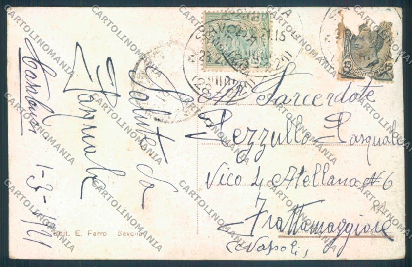 Savona Città cartolina ZQ0089 – retro