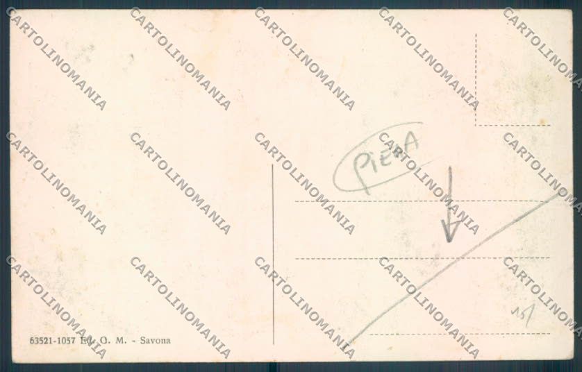 Savona Città PIEGA cartolina ZQ0090 – retro