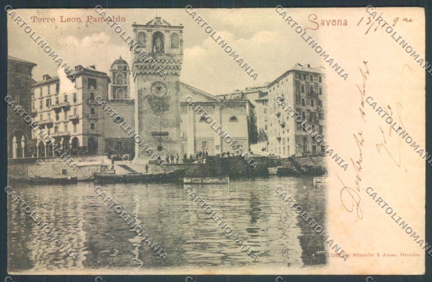 Savona Città Barca cartolina ZQ0143 – fronte