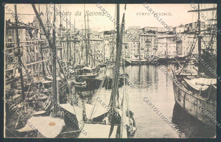 Savona Città Veliero cartolina ZQ0144 – fronte