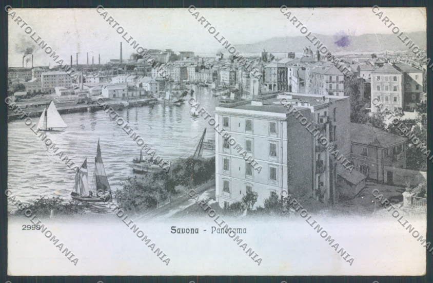 Savona Città Barca cartolina ZQ0148 – fronte