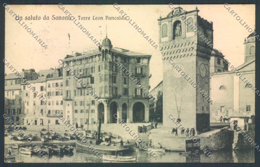 Savona Città Barca cartolina ZQ0158 – fronte