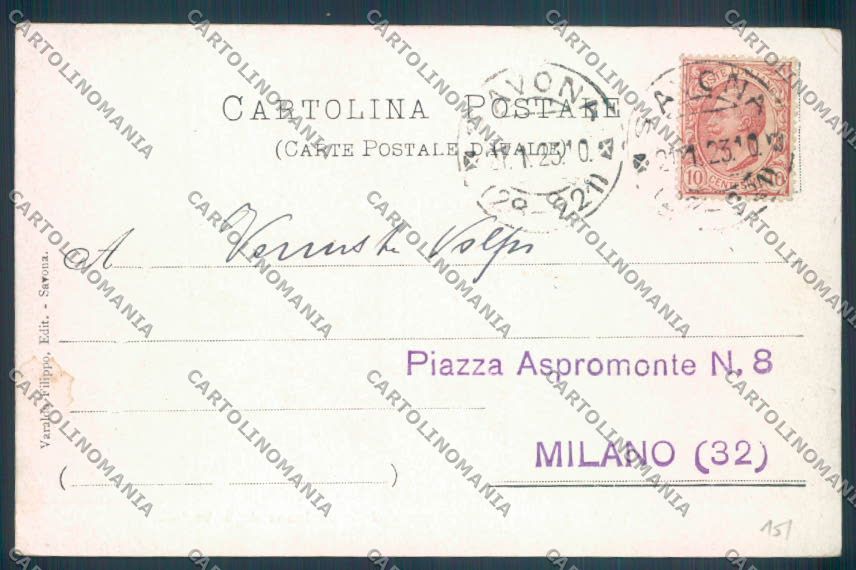 Savona Città cartolina ZQ0161 – retro