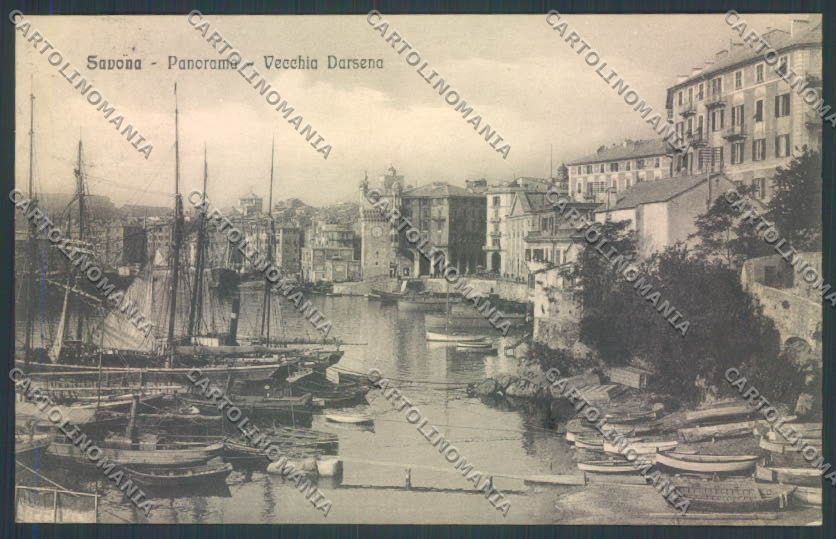 Savona Città Veliero Barca cartolina ZQ0162 – fronte