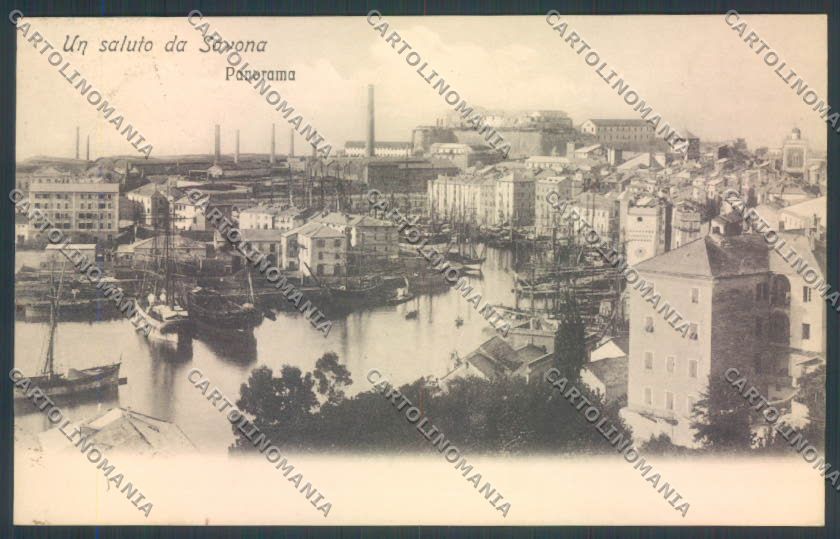 Savona Città Veliero Barca cartolina ZQ0164 – fronte