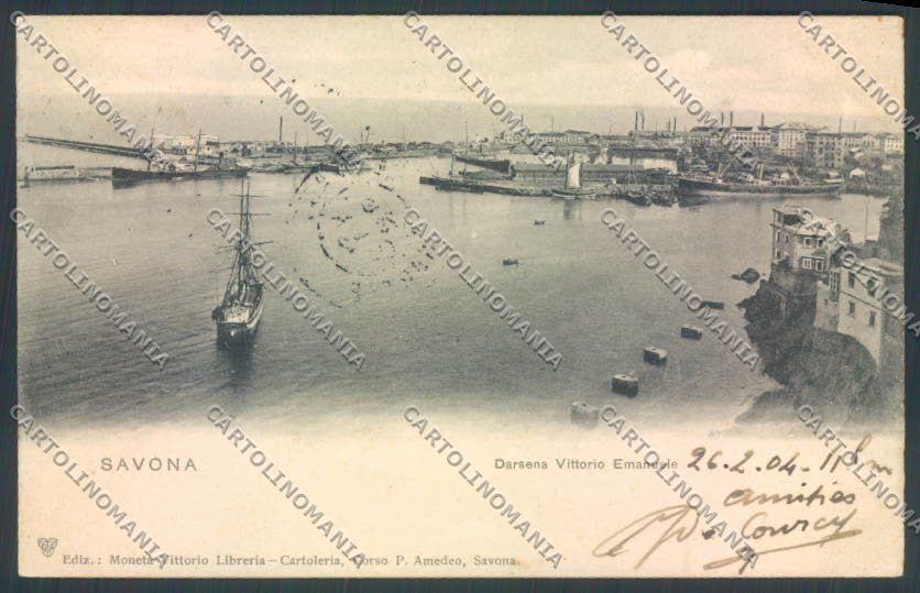 Savona Città Veliero cartolina ZQ0185 – fronte