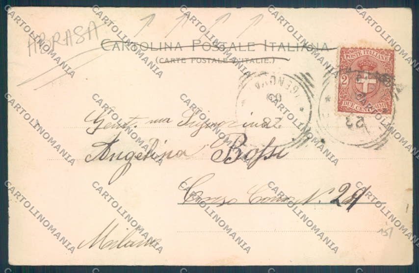 Savona Città Barca ABRASA cartolina ZQ0190 – retro