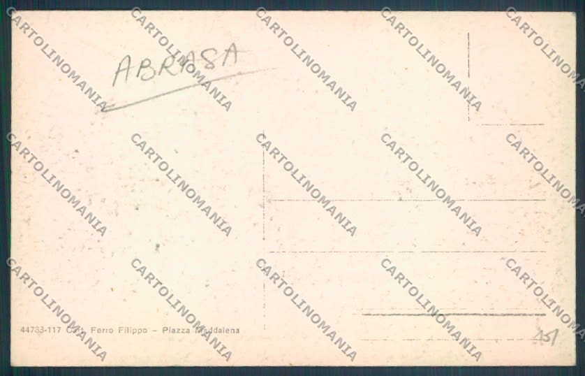 Savona Città ABRASA cartolina ZQ0191 – retro