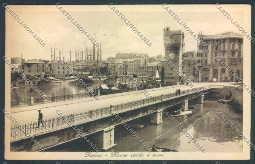 Savona Città Veliero PIEGHINA cartolina ZQ0201 – fronte