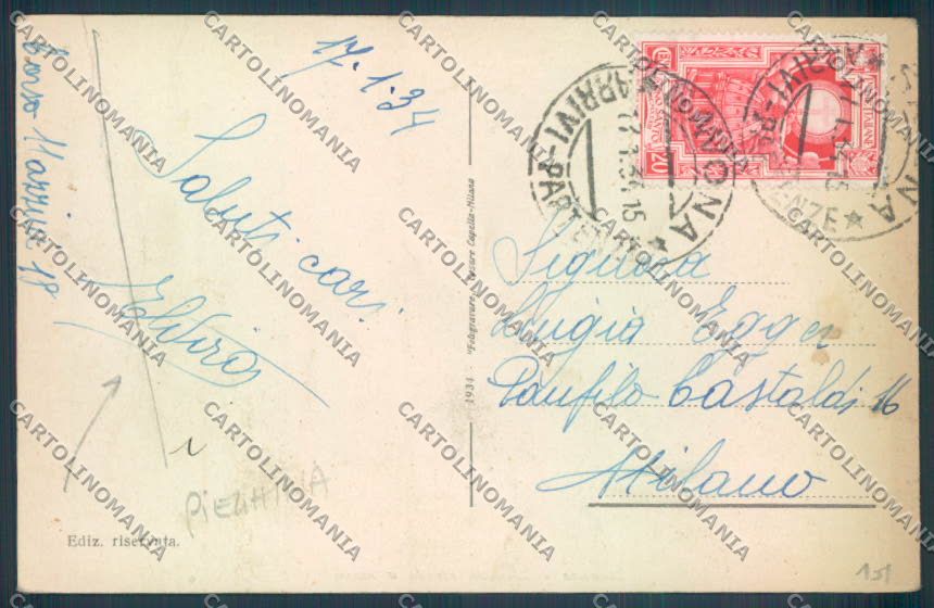 Savona Città Veliero PIEGHINA cartolina ZQ0201 – retro