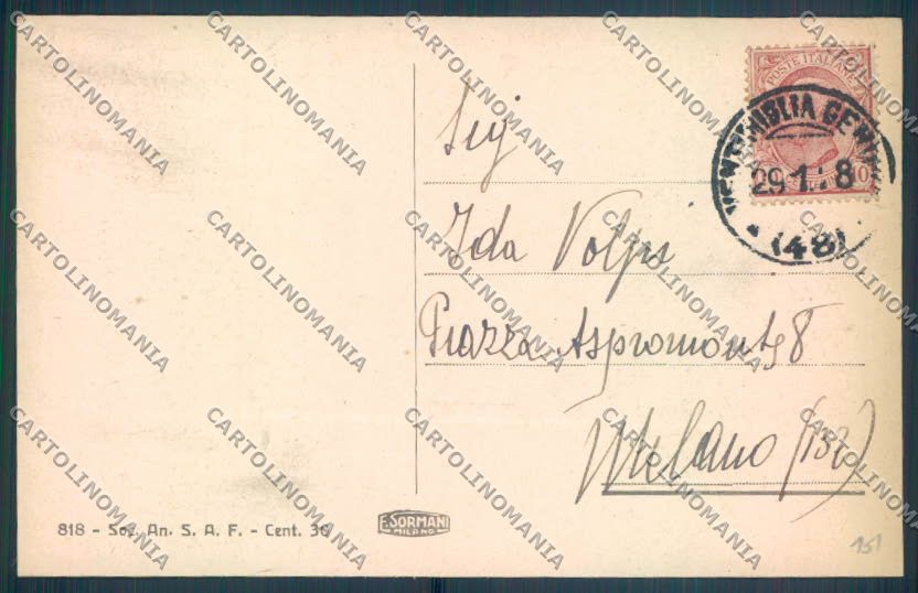 Savona Città Barca PIEGHINA cartolina ZQ0203 – retro