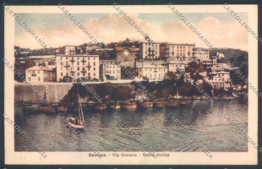Savona Città Barca cartolina ZQ0204 – fronte
