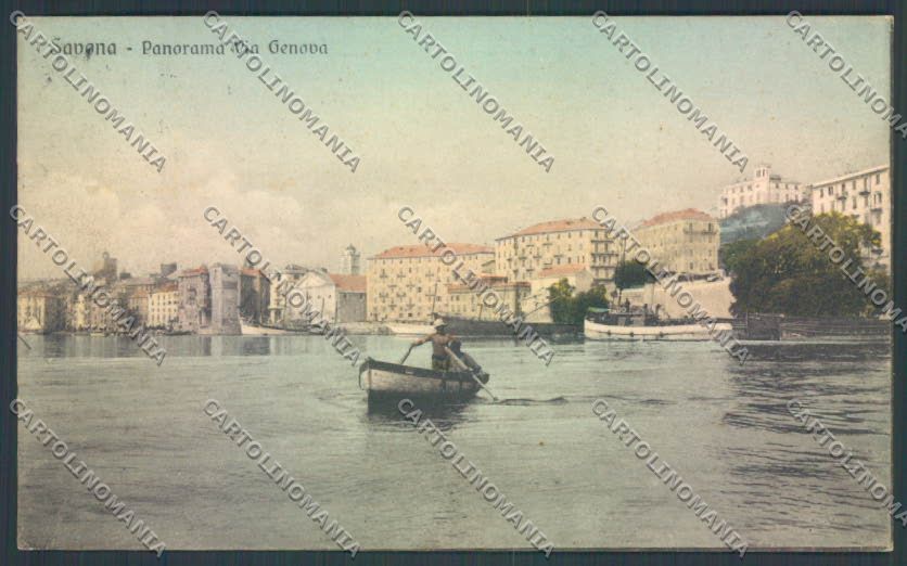 Savona Città Barca cartolina ZQ0233 – fronte