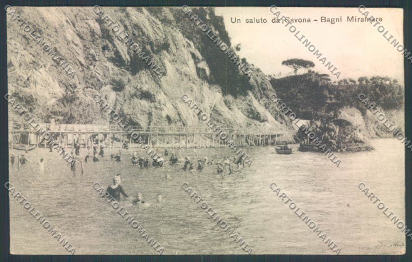 Savona Città PIEGHINA cartolina ZQ0235 – fronte