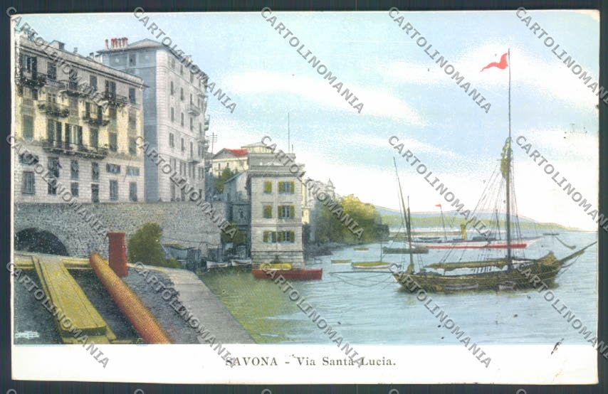 Savona Città Barca cartolina ZQ0263 – fronte