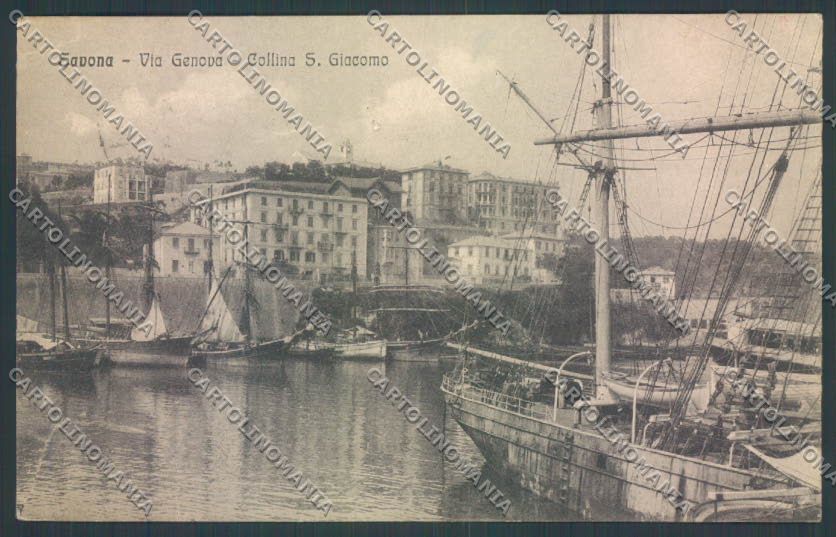 Savona Città Veliero Barca cartolina ZQ0267 – fronte
