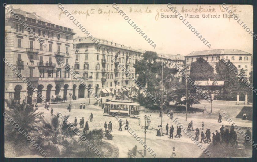 Savona Città Tram cartolina ZQ0272 – fronte
