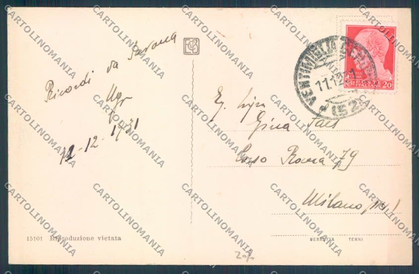 Savona Città PIEGHINA cartolina ZQ0281 – retro