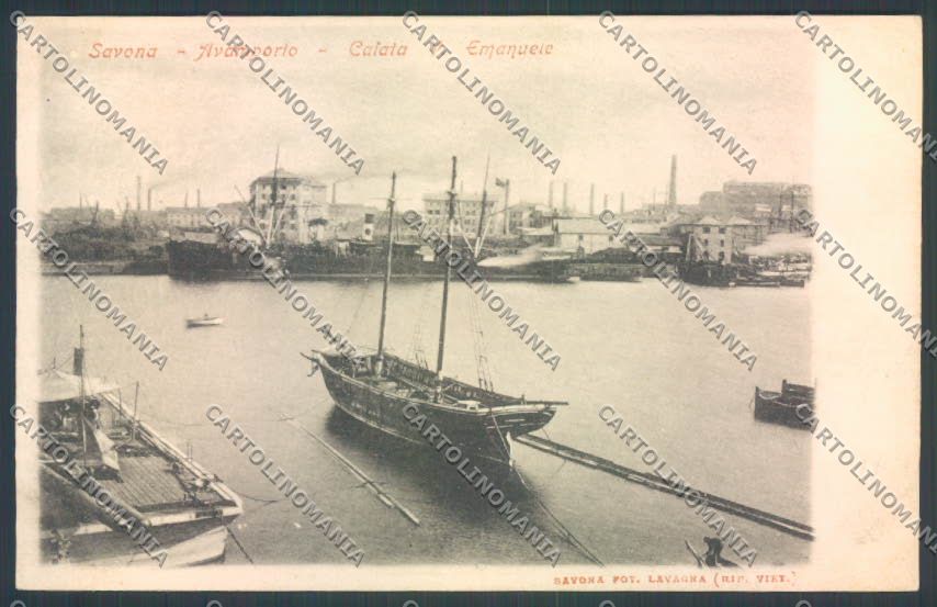 Savona Città Veliero cartolina ZQ0284 – fronte