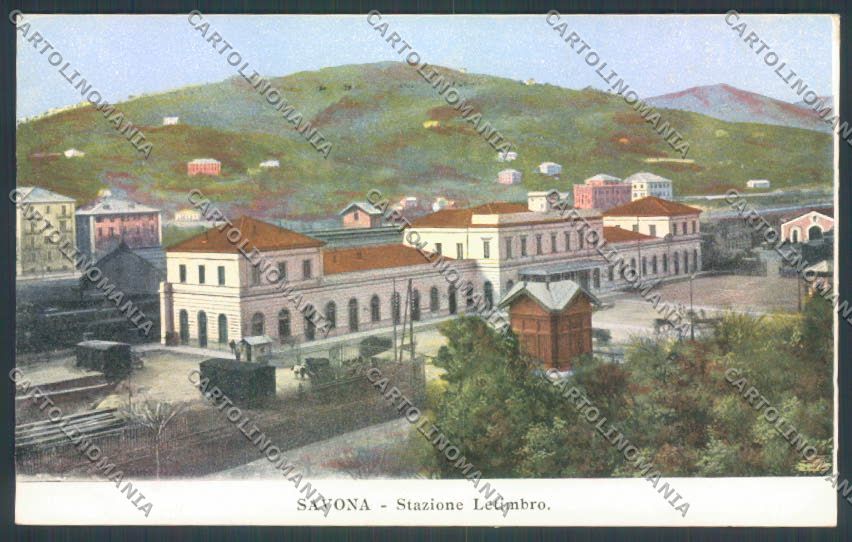 Savona Città Stazione PIEGHINA cartolina ZQ0292 – fronte