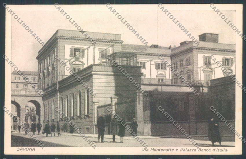 Savona Città Banca cartolina ZQ0296 – fronte