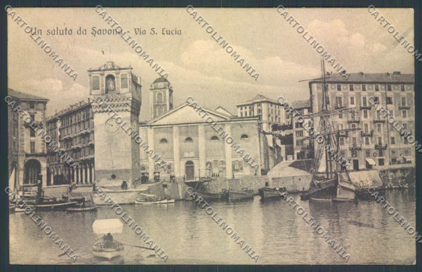 Savona Città Barca cartolina ZQ0297 – fronte