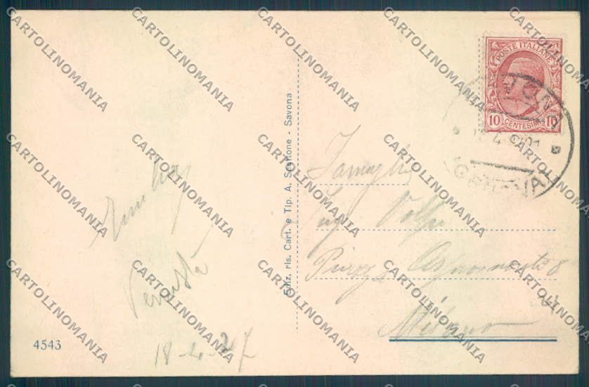 Savona Città Veliero Barca cartolina ZQ0308 – retro