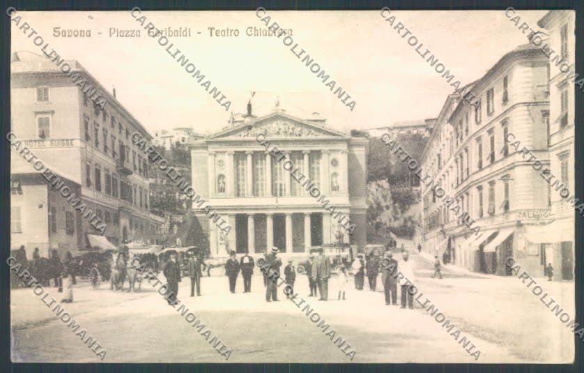 Savona Città Teatro cartolina ZQ0314 – fronte