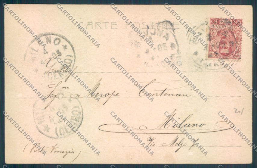Savona Città Barca cartolina ZQ0326 – retro