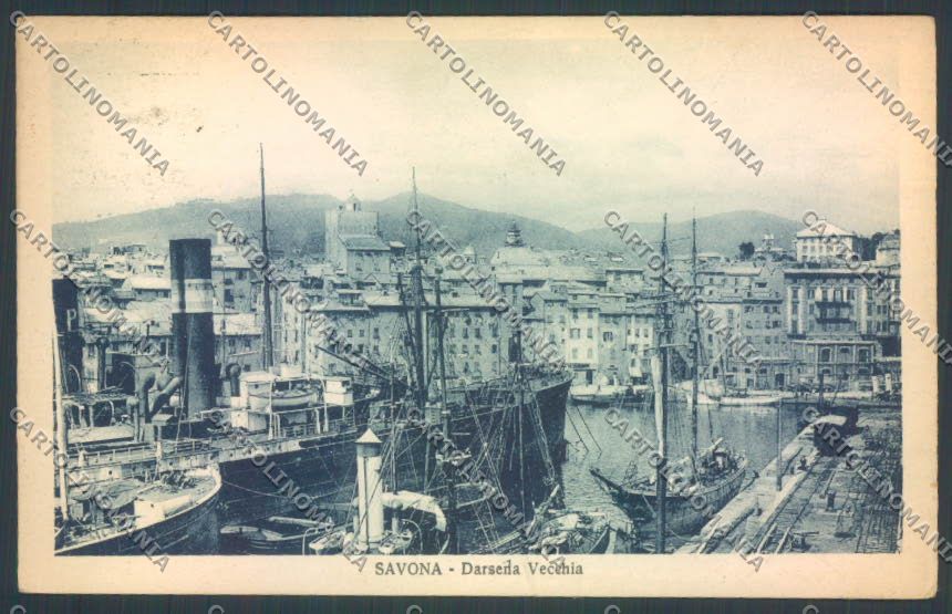 Savona Città Nave Veliero cartolina ZQ0327 – fronte