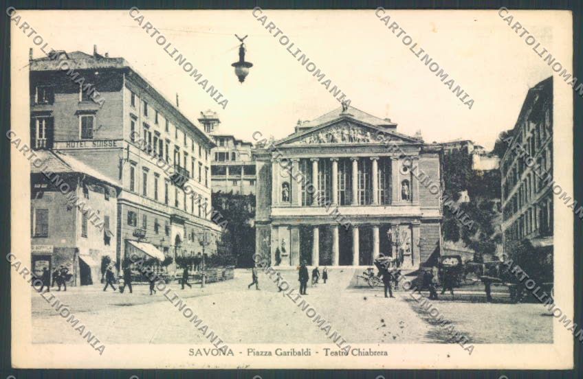 Savona Città Teatro cartolina ZQ0328 – fronte