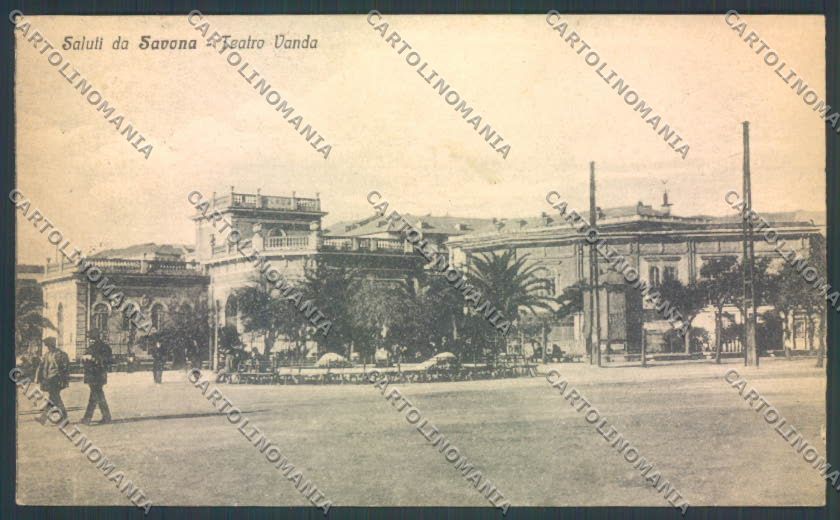 Savona Città Teatro cartolina ZQ0329 – fronte
