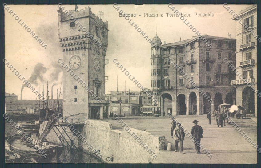 Savona Città Barca ABRASA cartolina ZQ0330 – fronte